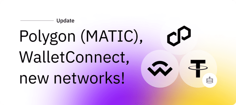 Confirmo adds Polygon (MATIC), WalletConnect and new stablecoin networks